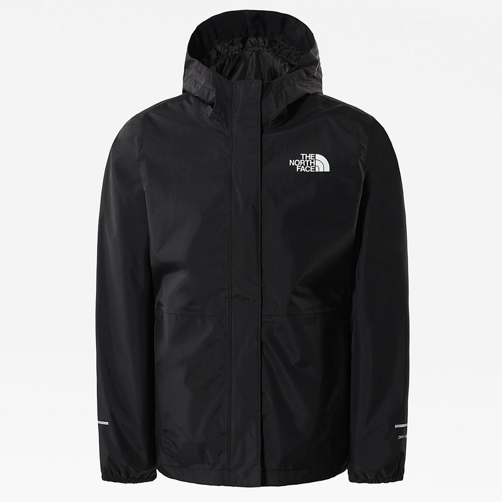 The North Face Waterproof Jackets Girls Australia - The North Face Resolve Reflective Black Hiking (